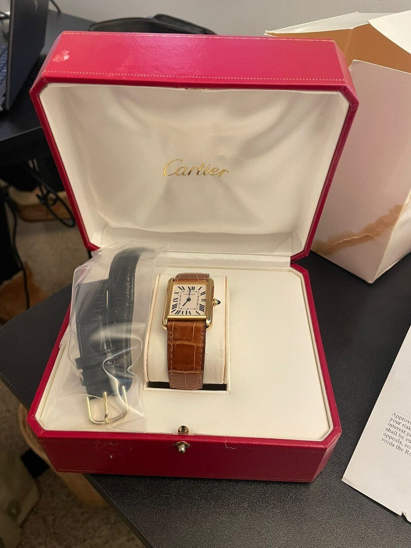 Cartier Tank Louis Cartier 2441, Serviced by Cartier 2025, Full Set
