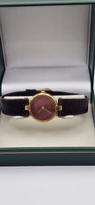 Must de Cartier Vermeil Ladies Watch, Burgundy Dial