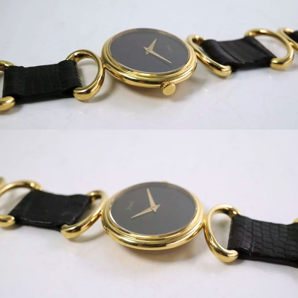 Vintage Piaget 9802 18K Yellow Gold Ladies Watch, 1980s