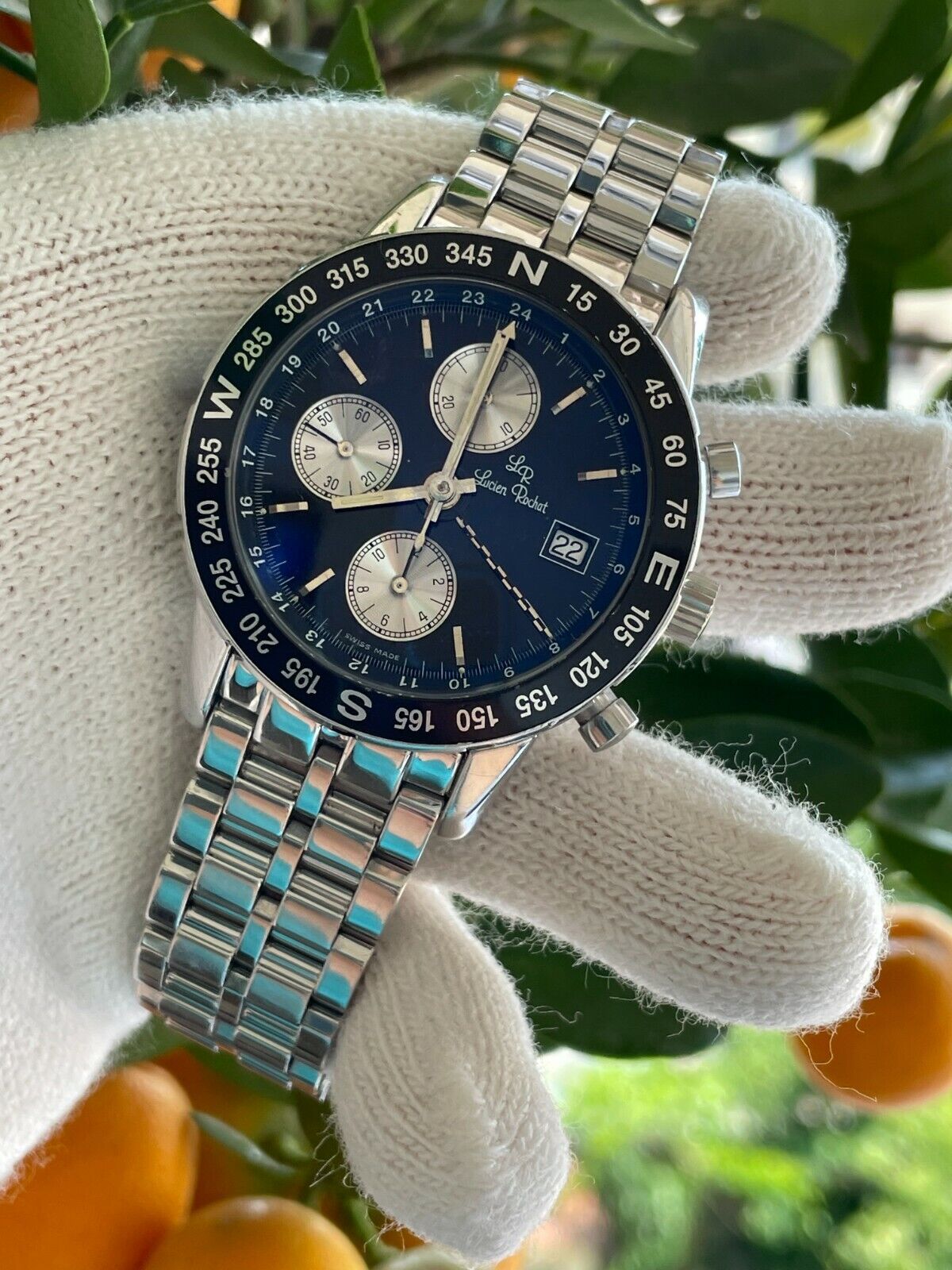 Lucien Rochat Chronograph GMT Diver ETA 7750 40.5mm