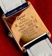 Must de Cartier Tank LM 590005 Vermeil Quartz 24x31mm