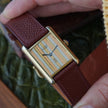 Must de Cartier Tank Tricolor Dial Vermeil Manual Wind, 1980s