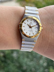 Omega Constellation 796.1201 Ladies Quartz Gold & Steel 27.5mm