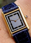 Must de Cartier Tank LM 590005 Vermeil Quartz 24x31mm