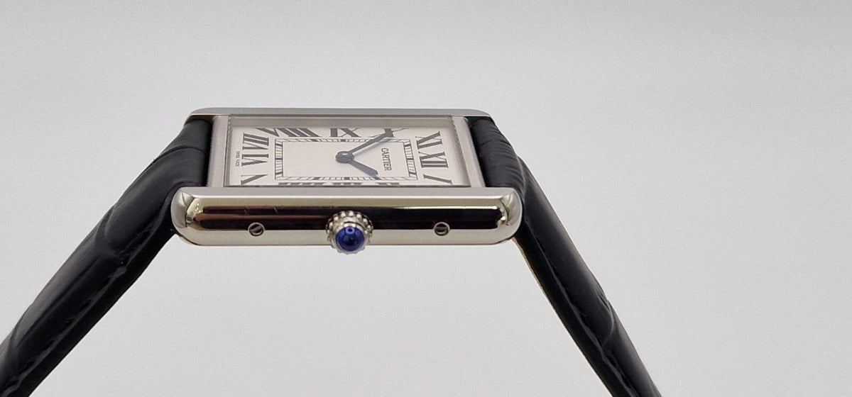 Cartier Tank Solo Stainless Steel with Deployant Clasp & Box