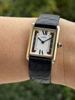 Must de Cartier Tank Vermeil Tri-Colour Quartz 23.5x30.5mm