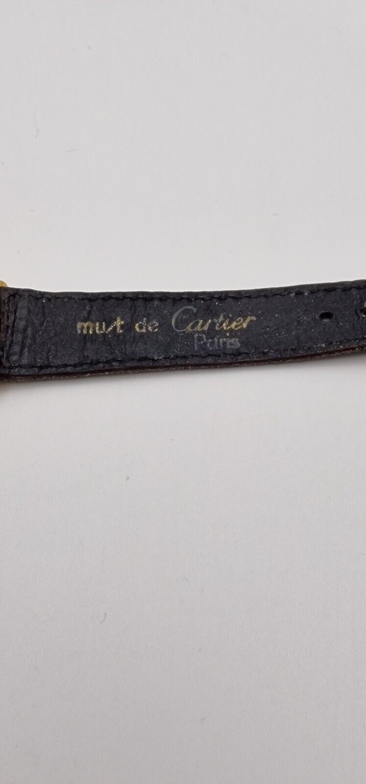 Must de Cartier Vermeil Ladies Watch, Burgundy Dial