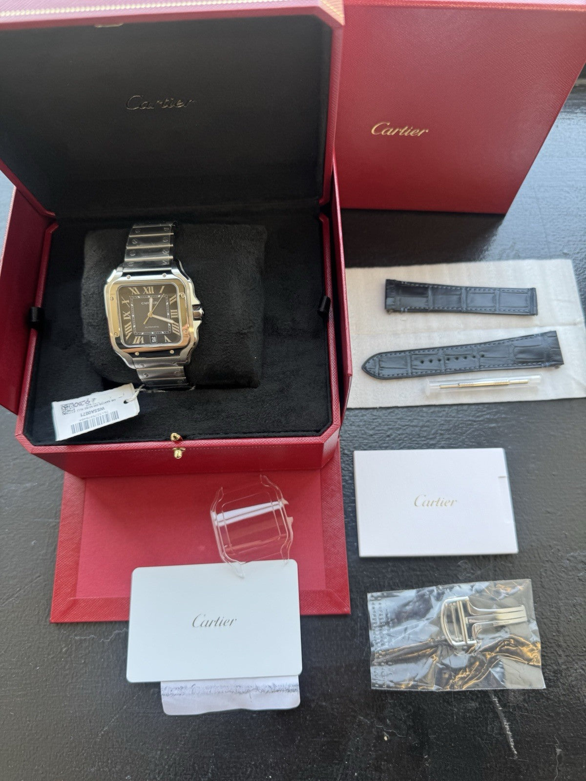 Cartier Santos de Cartier Large WSSA0071 Blue Dial, New