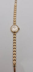 Vintage Omega 9ct Gold Ladies Watch on Gold Bracelet, 1967