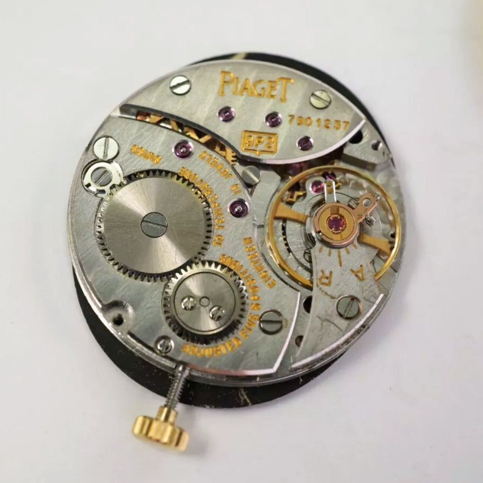 Vintage Piaget 9802 18K Yellow Gold Ladies Watch, 1980s