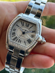 Cartier Roadster 2510 Diamond Bezel Automatic Steel