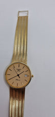 Vintage Longines Présence 9ct Gold Salmon Dial, Longines Box