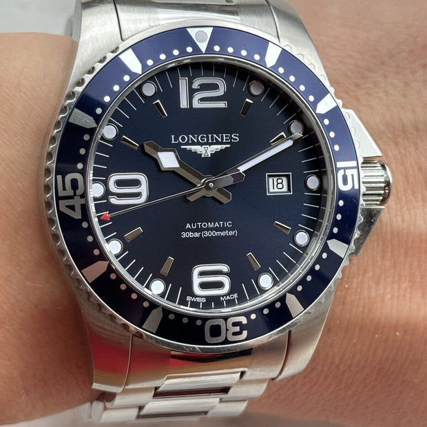 Longines HydroConquest Blue Dial Watch 44mm