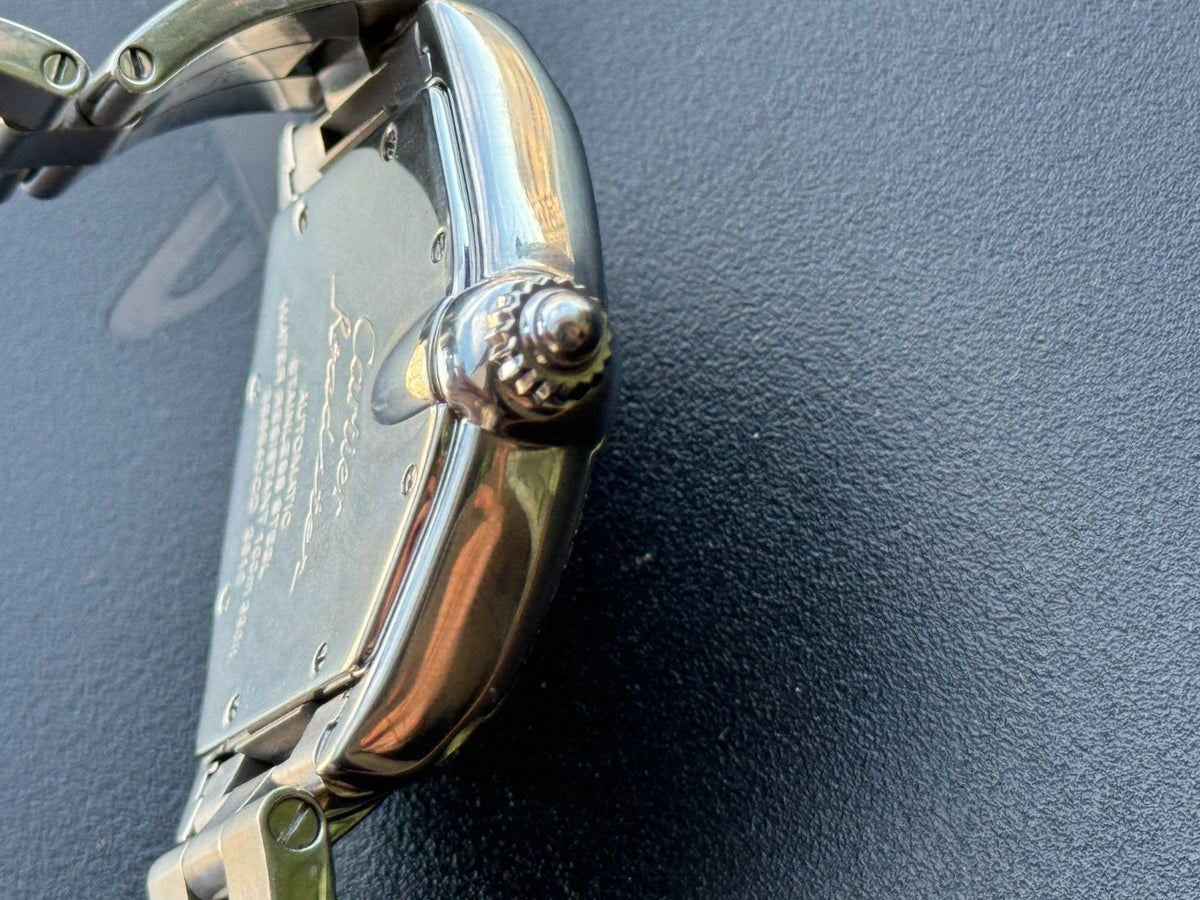 Cartier Roadster 2510 Diamond Bezel Automatic Steel