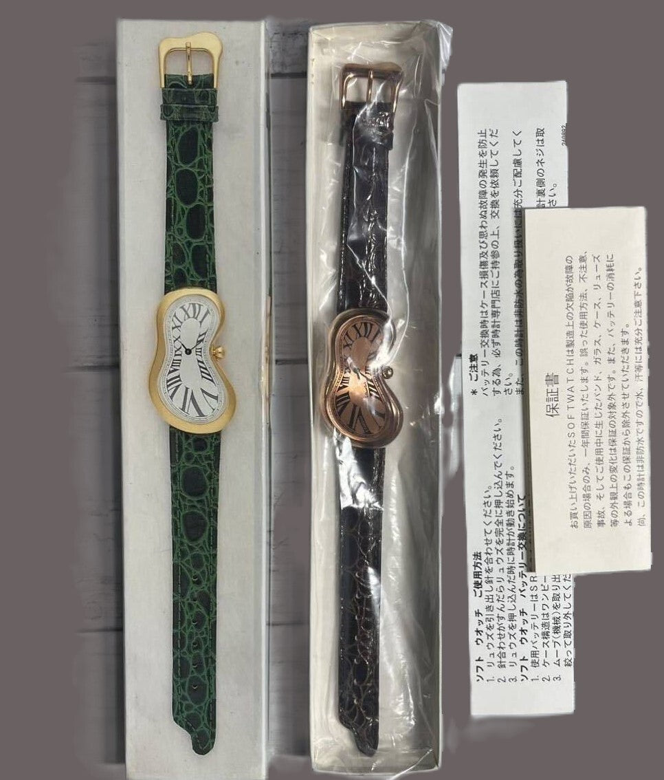 Salvador Dalí Exaequo Softwatch 29mm Rose Gold Quartz, Box Set