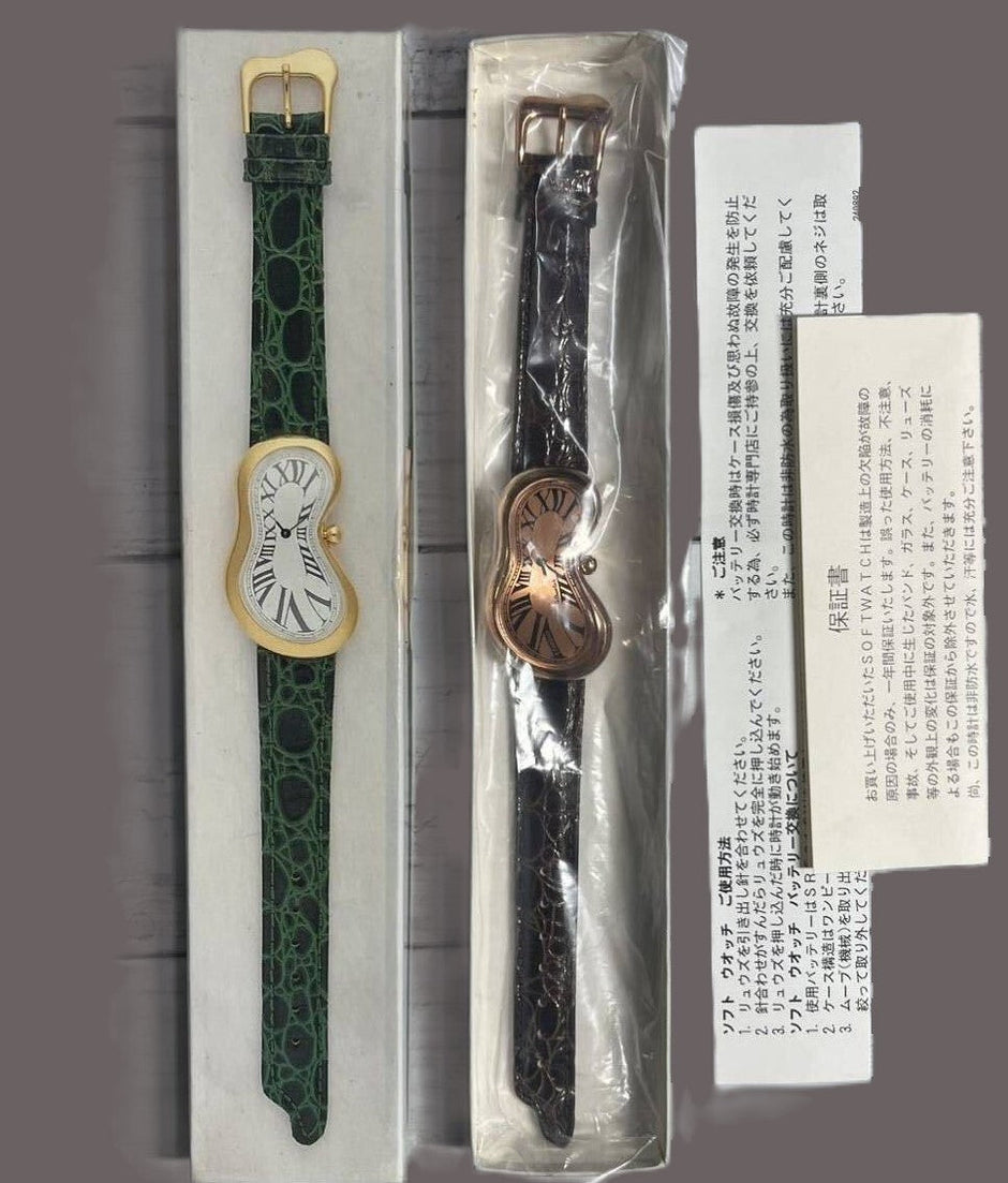 Salvador Dalí Exaequo Softwatch 29mm Rose Gold Quartz, Box Set