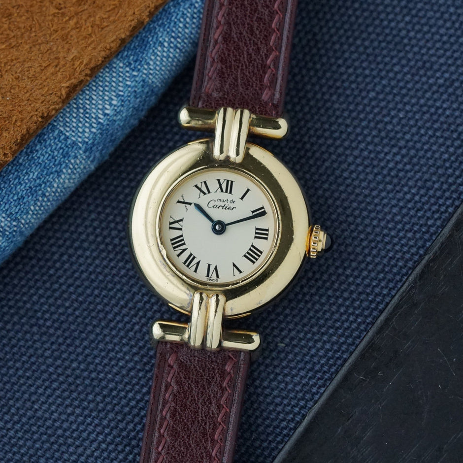 Must de Cartier Colisée Vermeil Quartz, 1990s