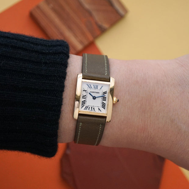 Cartier Tank Française Small 18K Yellow Gold W5000256