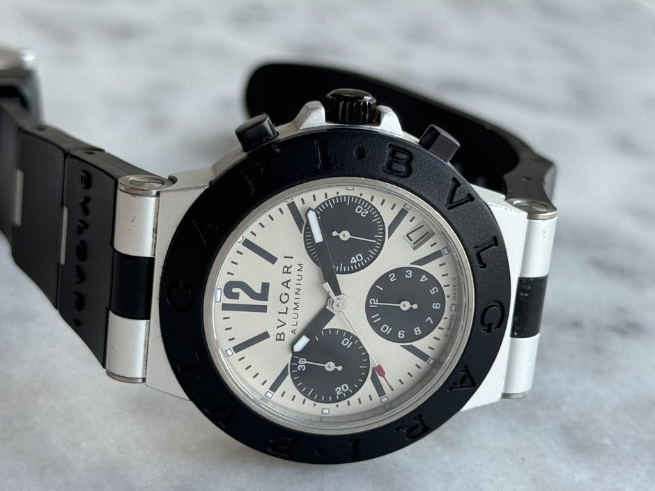 Bvlgari Diagono Aluminium AC 38 CA Automatic Chronograph 38mm