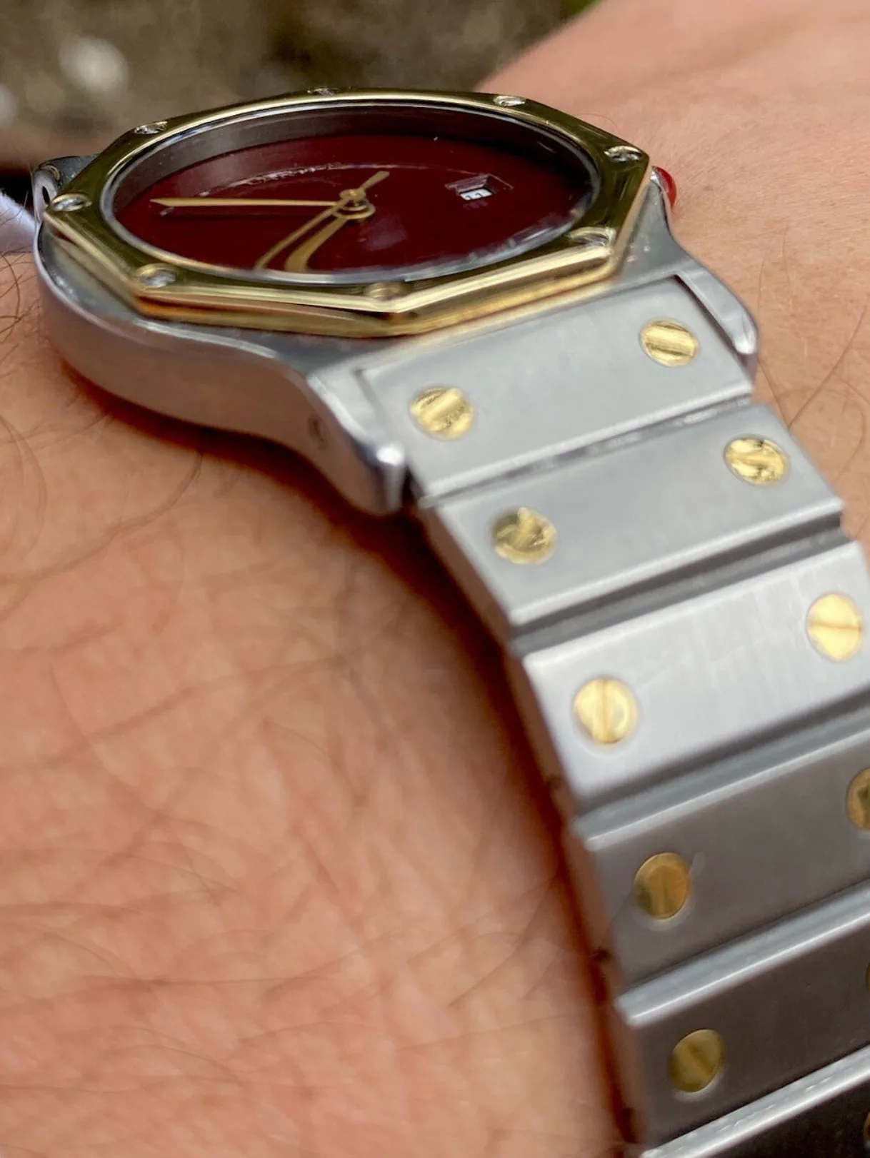 Cartier Santos Octagon 18K & Steel Watch Ref. 2966 - Image 10