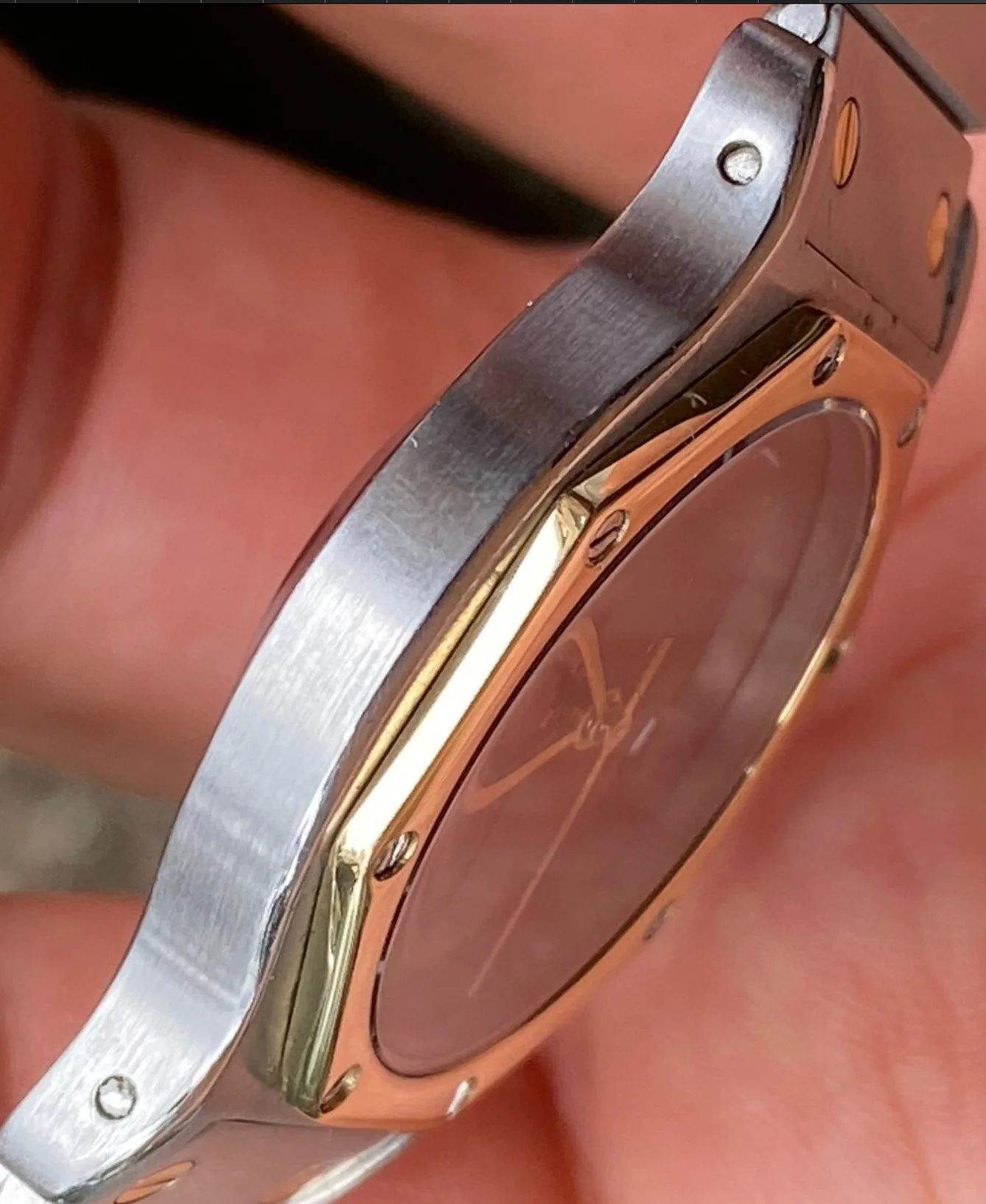 Cartier Santos Octagon 18K & Steel Watch Ref. 2966 - Image 14