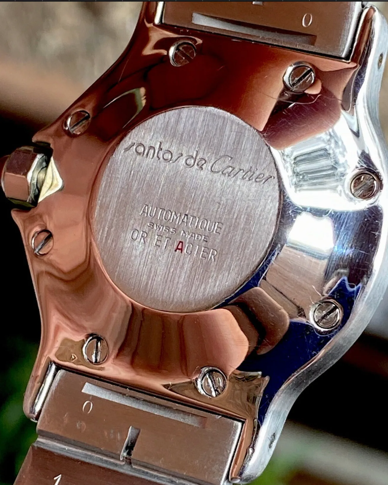 Cartier Santos Octagon 18K & Steel Watch Ref. 2966 - Image 16