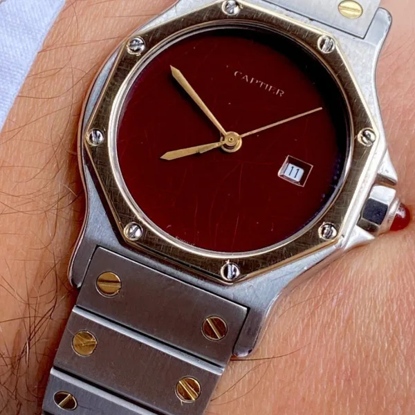 Cartier Santos Octagon 18K & Steel Watch Ref. 2966