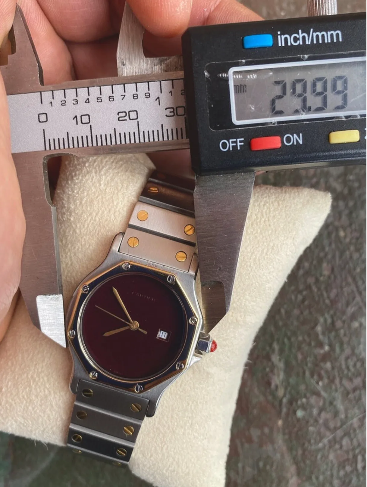 Cartier Santos Octagon 18K & Steel Watch Ref. 2966 - Image 22