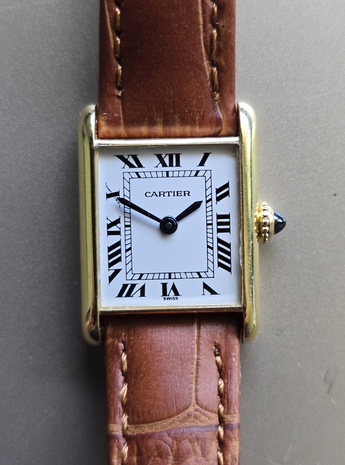 Cartier Tank Louis 6711 18K Gold Watch, 1970s – photo 2