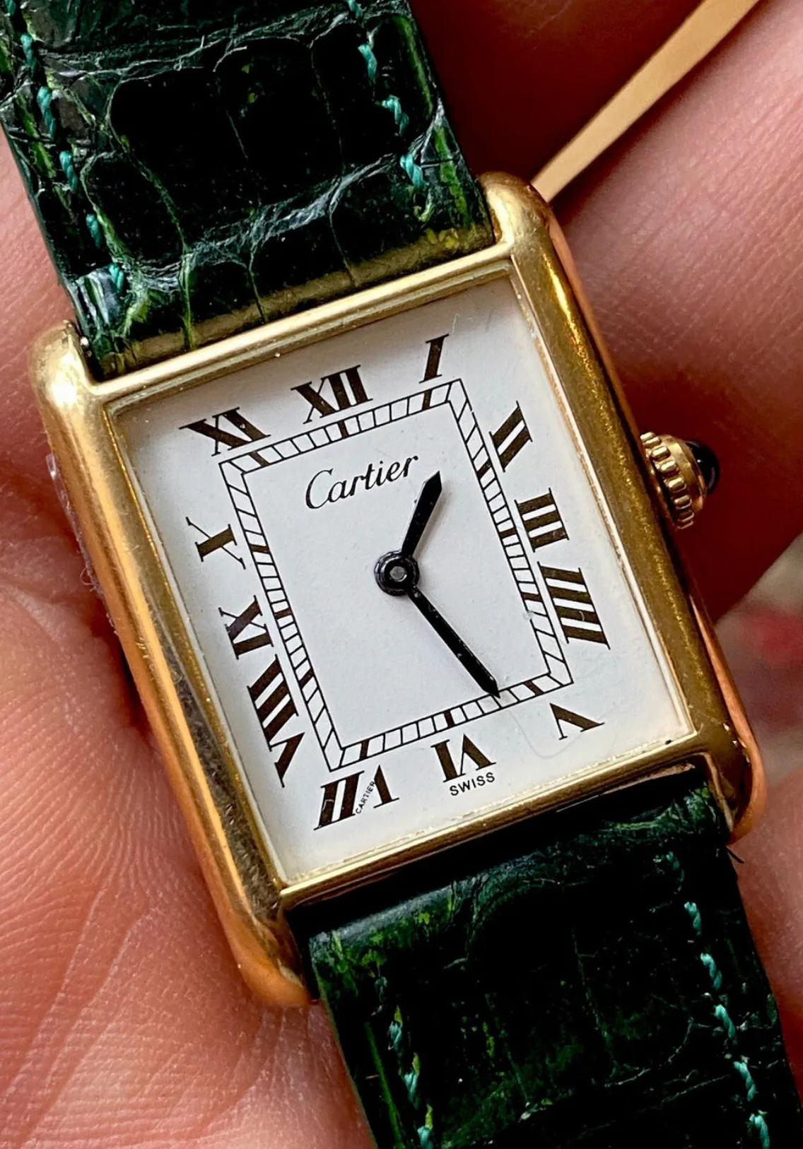 Vintage Cartier Tank Pre-Must LM Watch, 1970s – photo 3
