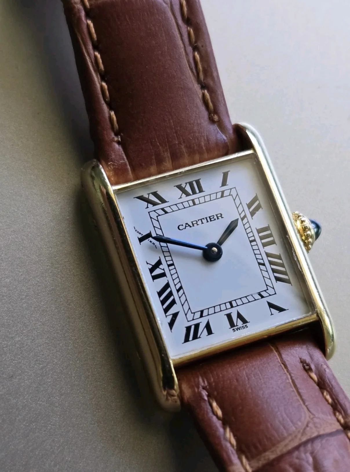 Cartier Tank Louis 6711 18K Gold Watch, 1970s – photo 6