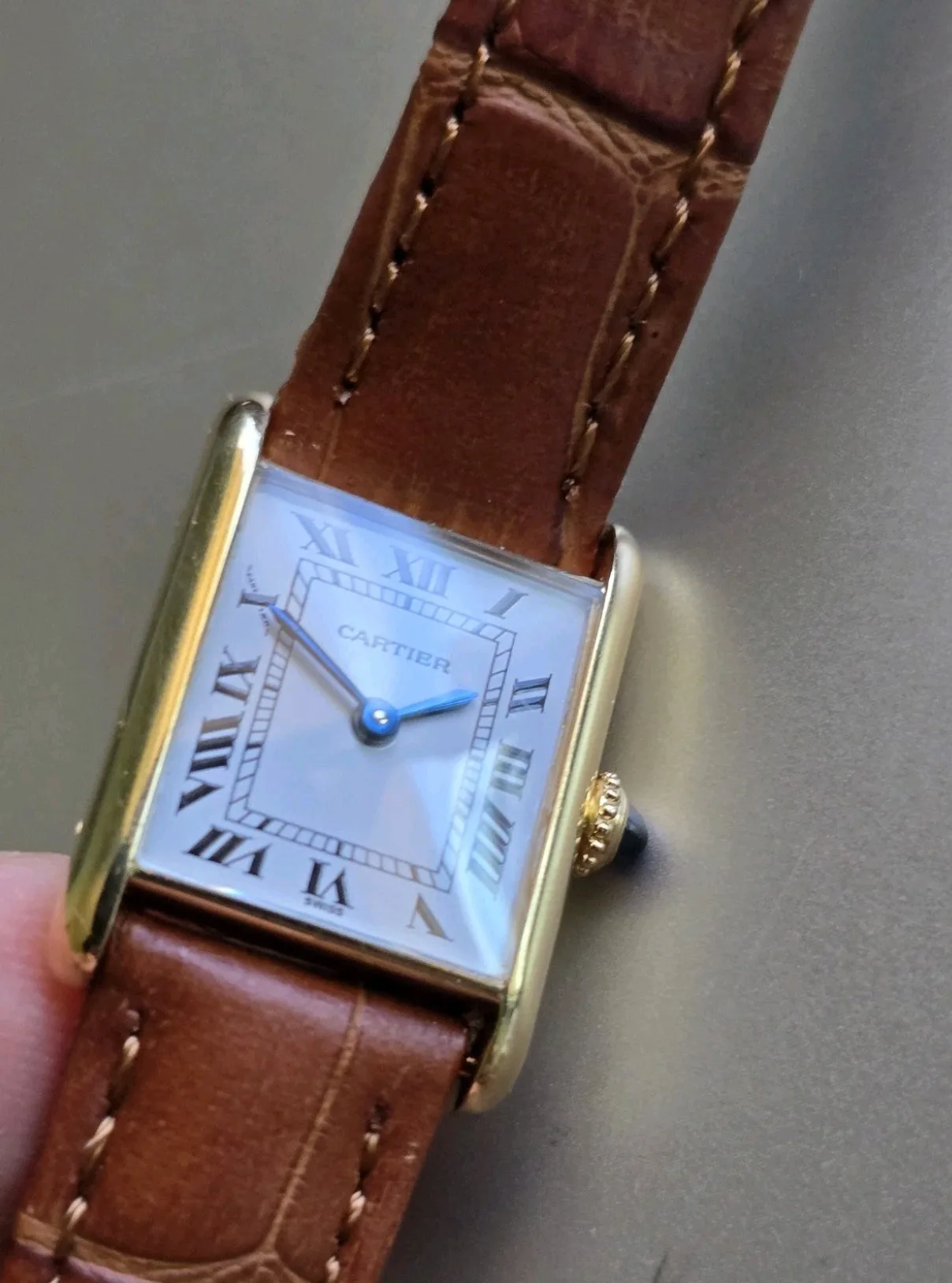 Cartier Tank Louis 6711 18K Gold Watch, 1970s - Image 7