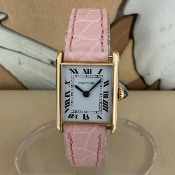 Vintage Cartier Tank Louis Mini 18K Gold Ladies Watch | 67117
