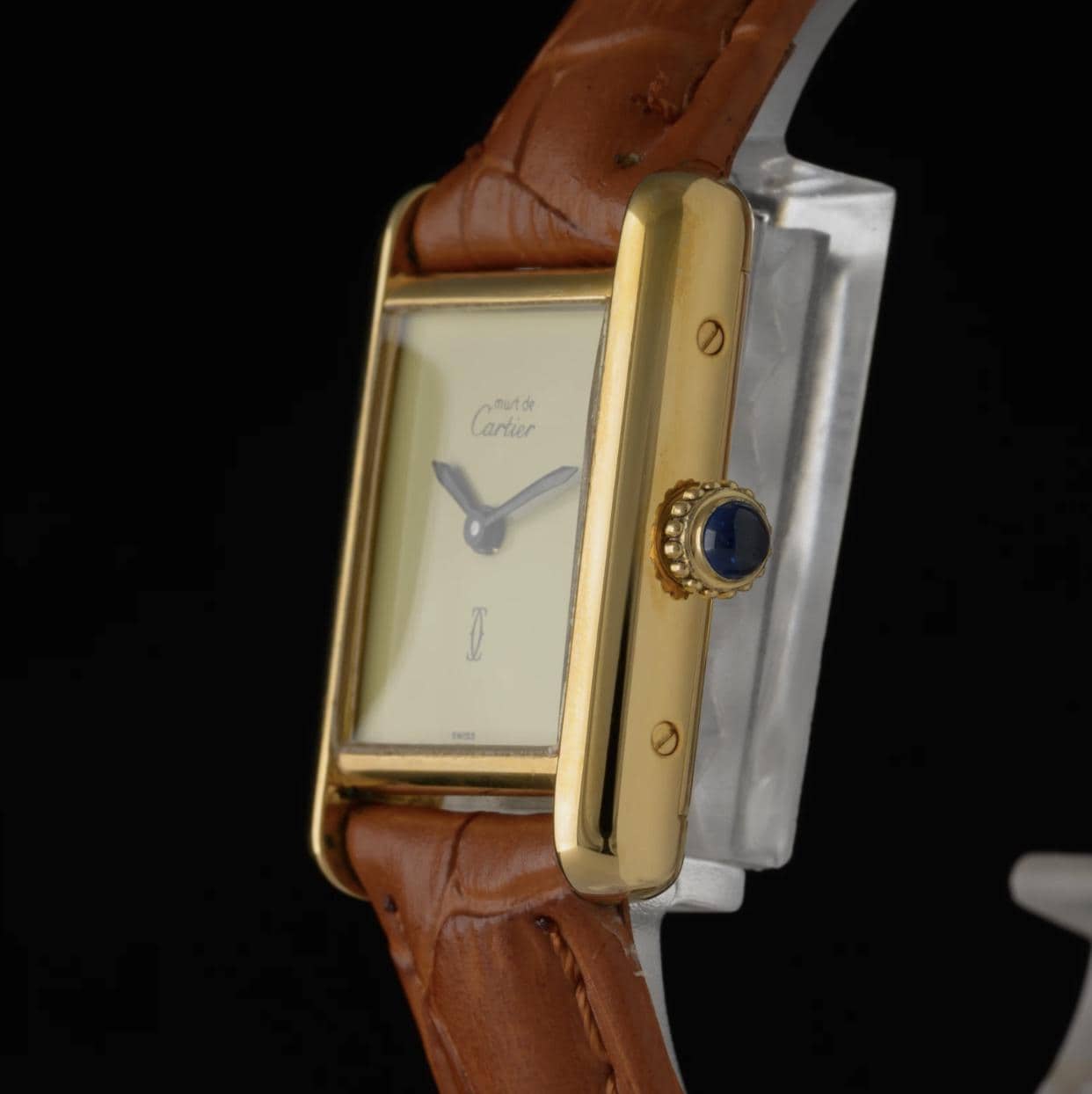 Vintage Cartier Tank Must Lemon Dial Manual Wind | Vintage – photo 3