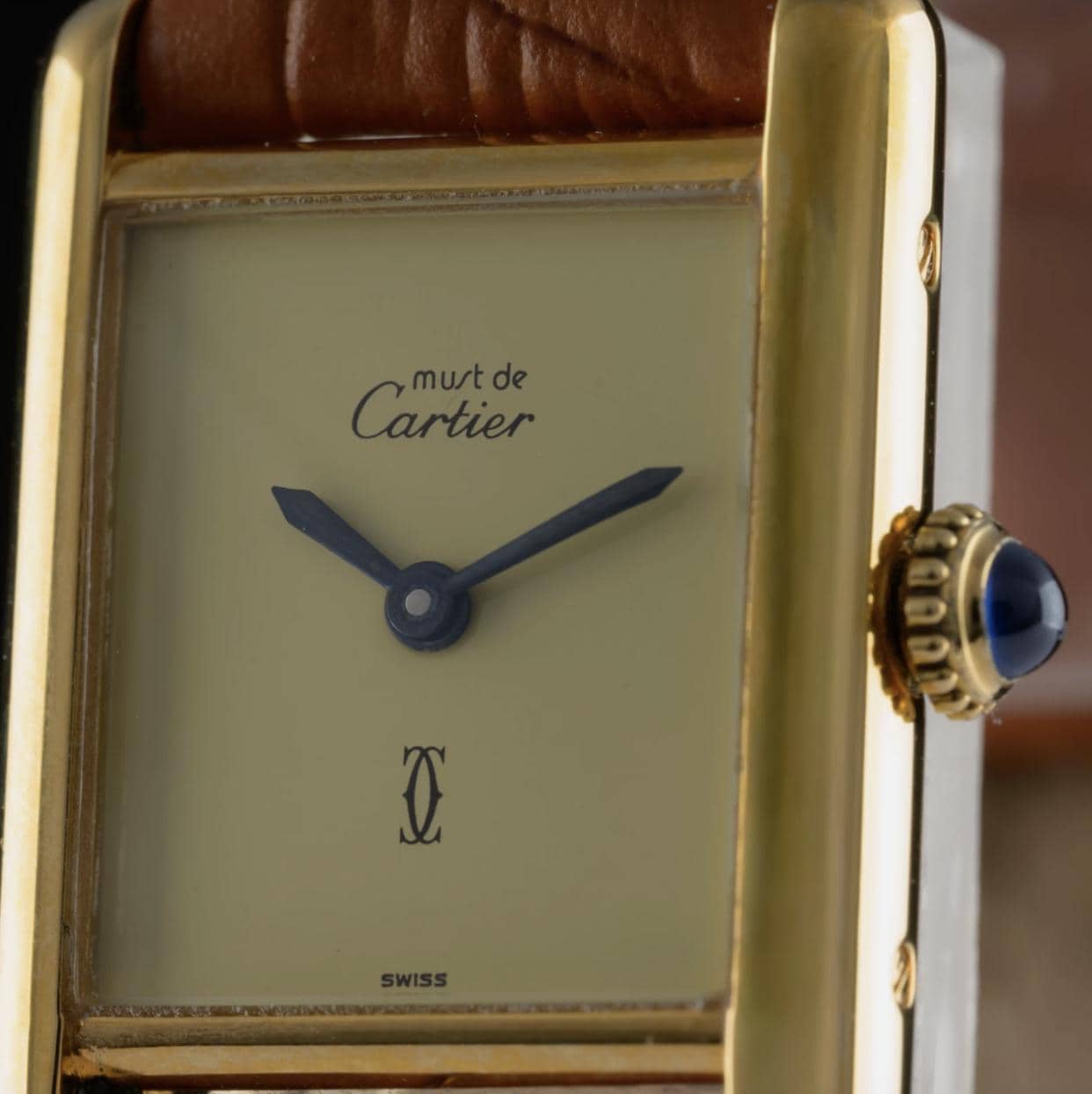 Vintage Cartier Tank Must Lemon Dial Manual Wind | Vintage – photo 4