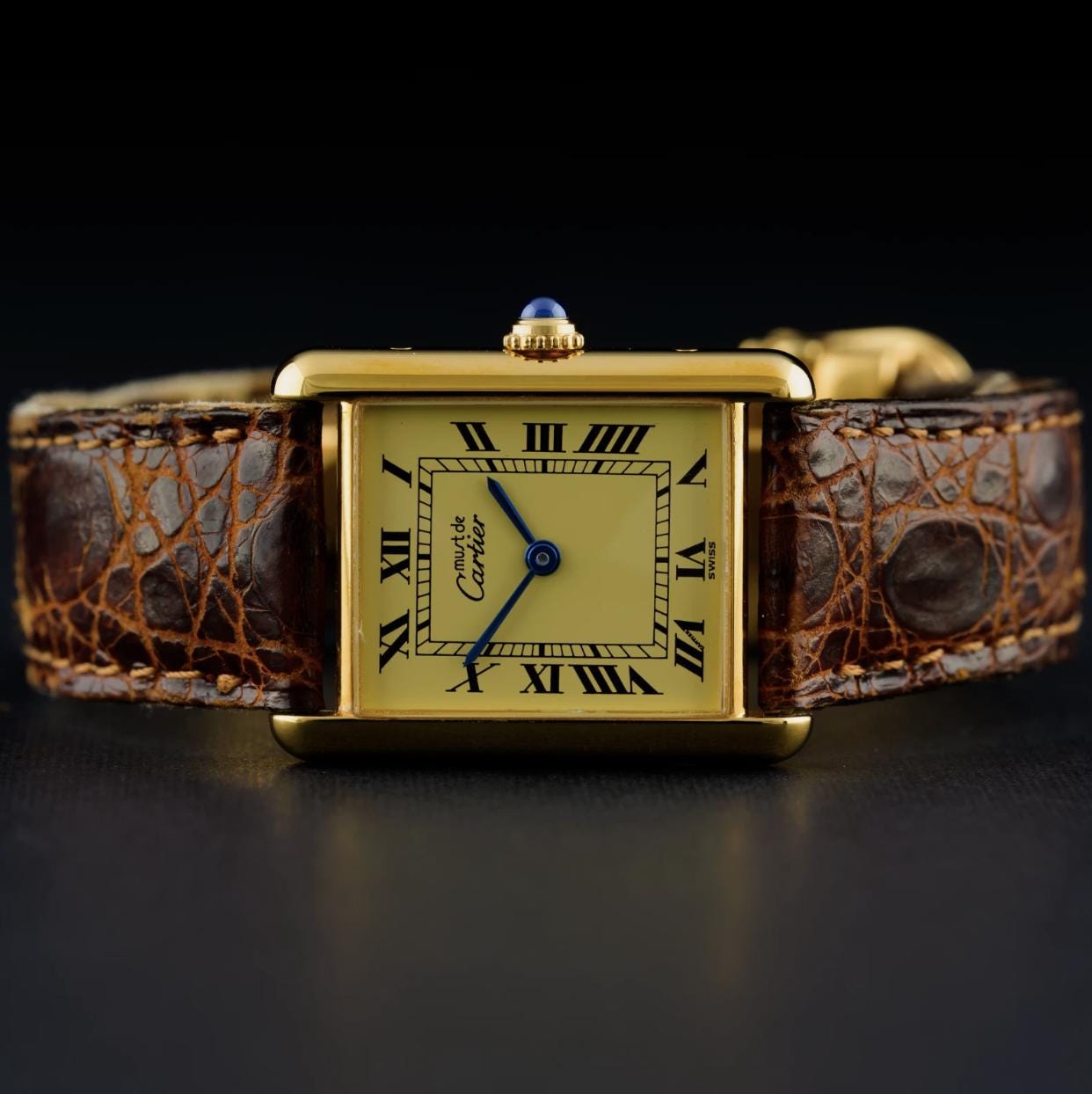 Cartier Tank Must Large 1615 Lemon Dial 23x30mm – photo 6