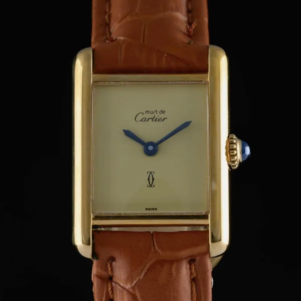 Vintage Cartier Tank Must Lemon Dial Manual Wind | Vintage