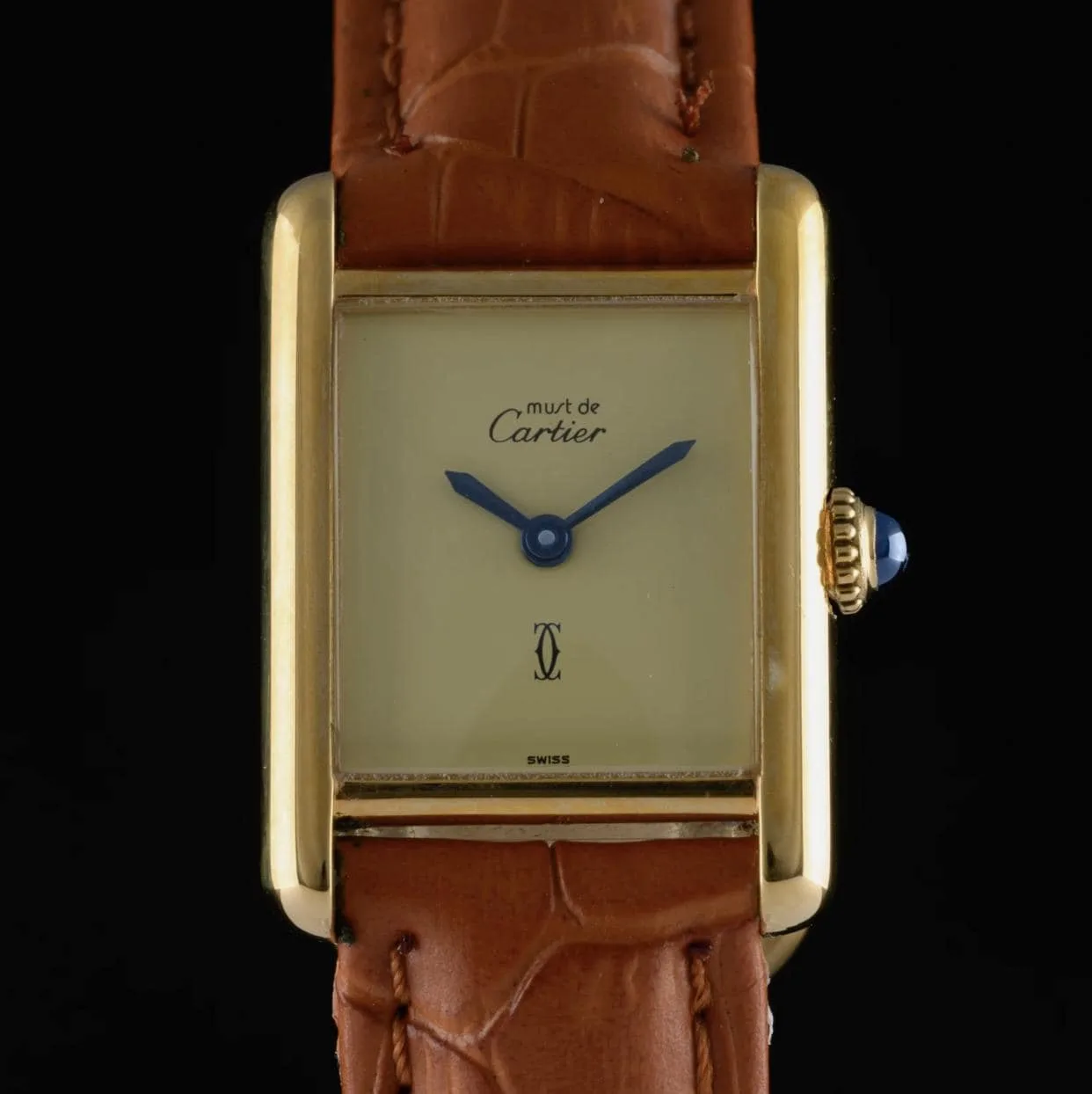 Vintage Cartier Tank Must Lemon Dial Manual Wind | Vintage