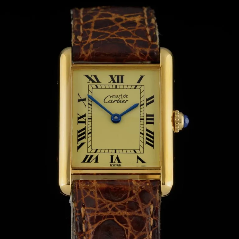 Cartier Tank Must Large 1615 Lemon Dial 23x30mm