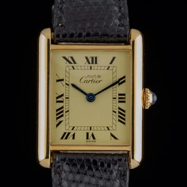 Cartier Tank Must Large 23mm Lemon Dial 925