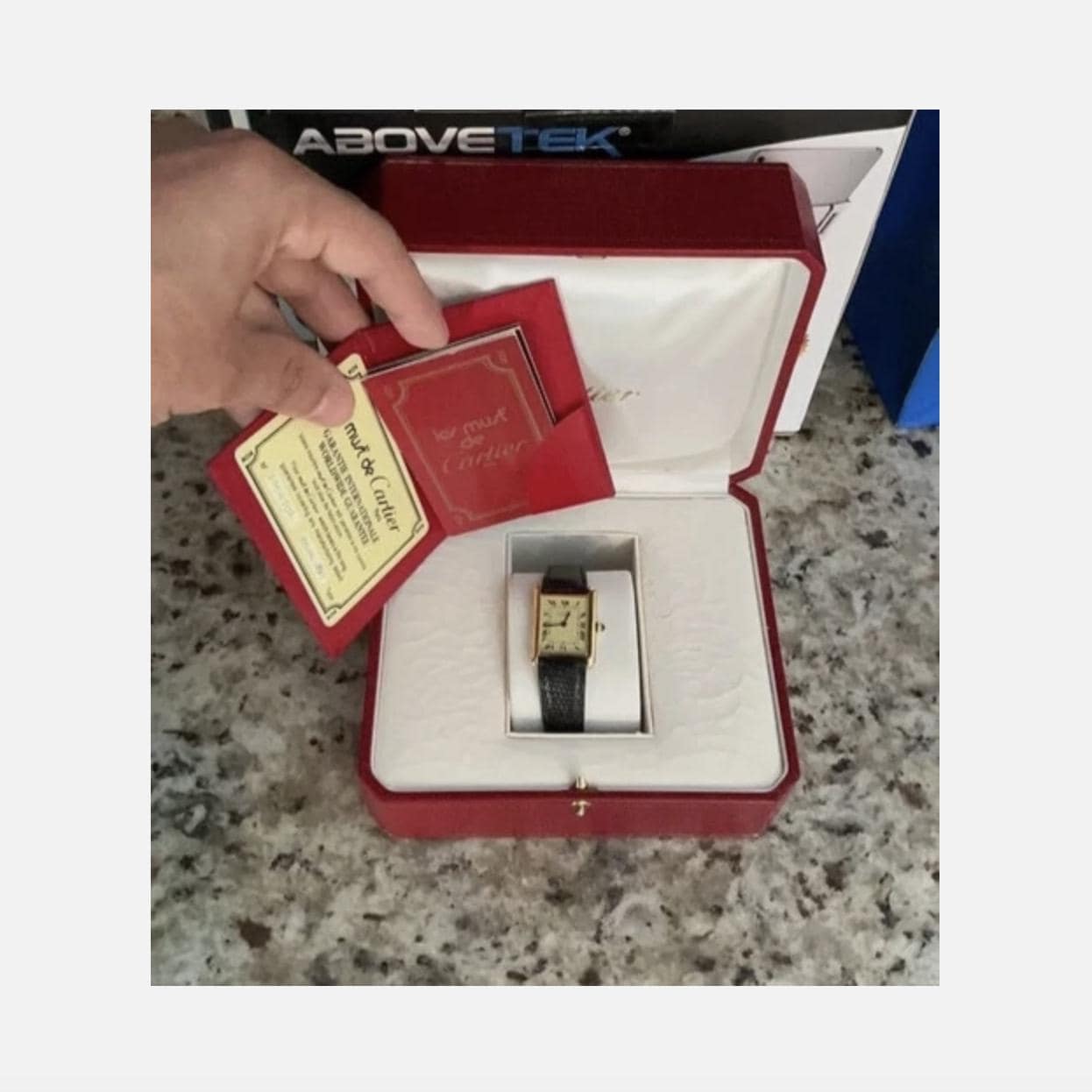 Cartier Tank Must Large 23mm Lemon Dial 925 – photo 2