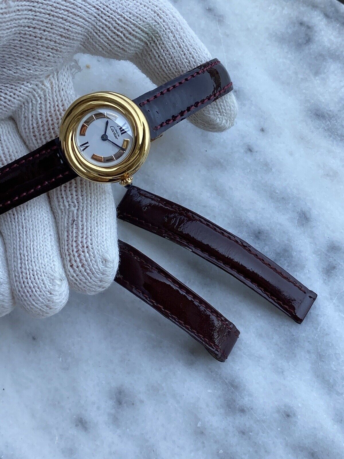 Cartier Must de Vermeil Trinity Watch, Vintage – photo 10