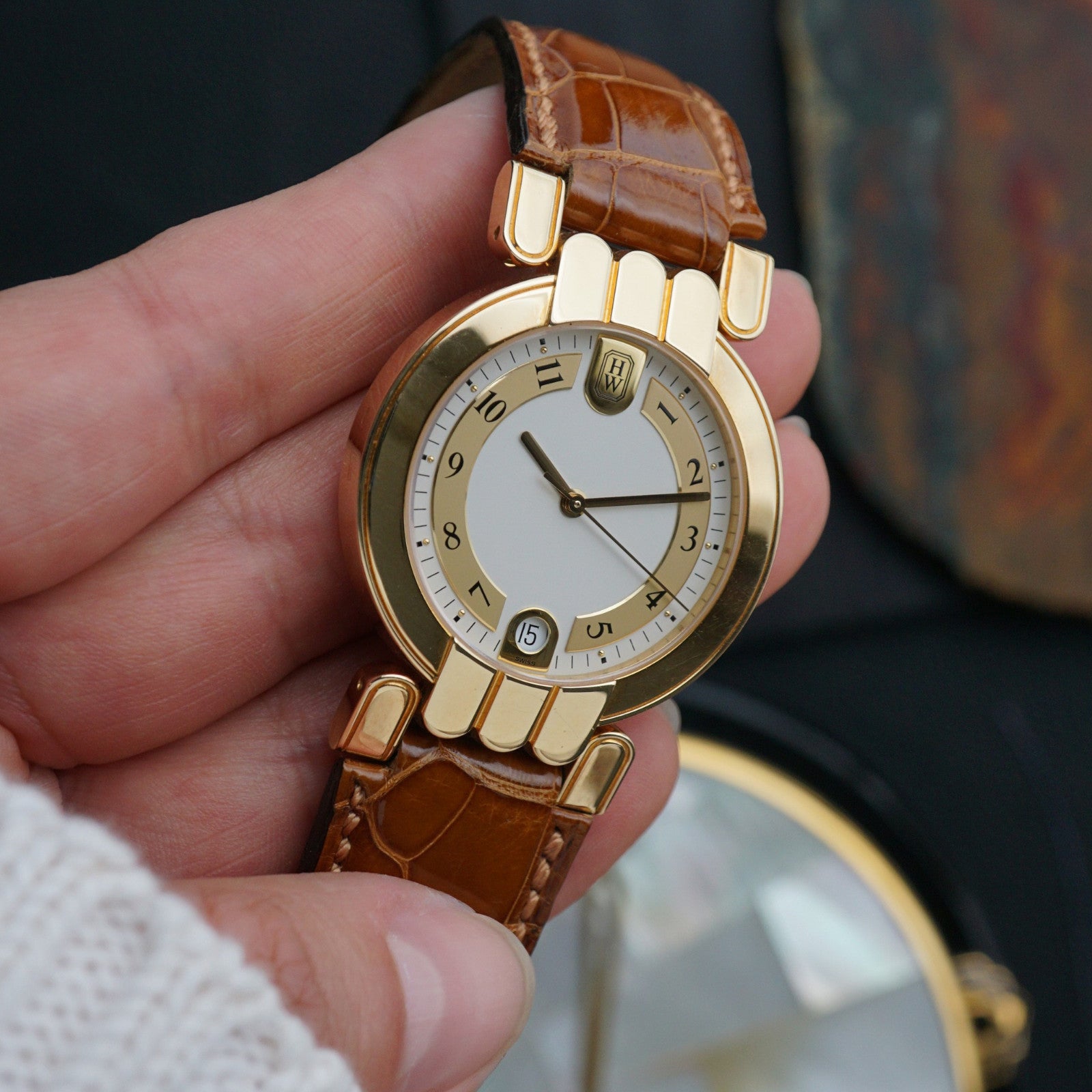 Harry Winston Premier 18k Yellow Gold 34mm – photo 3