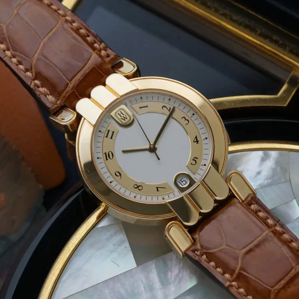 Harry Winston Premier 18k Yellow Gold 34mm