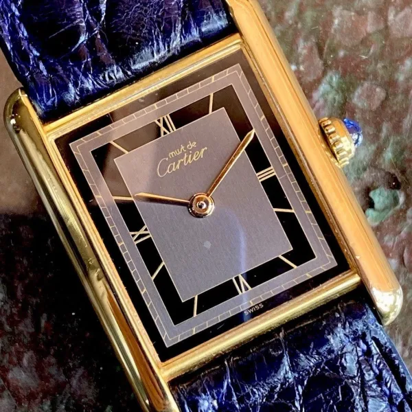 Cartier Tank LM Quartz Watch, Burgundy Strap
