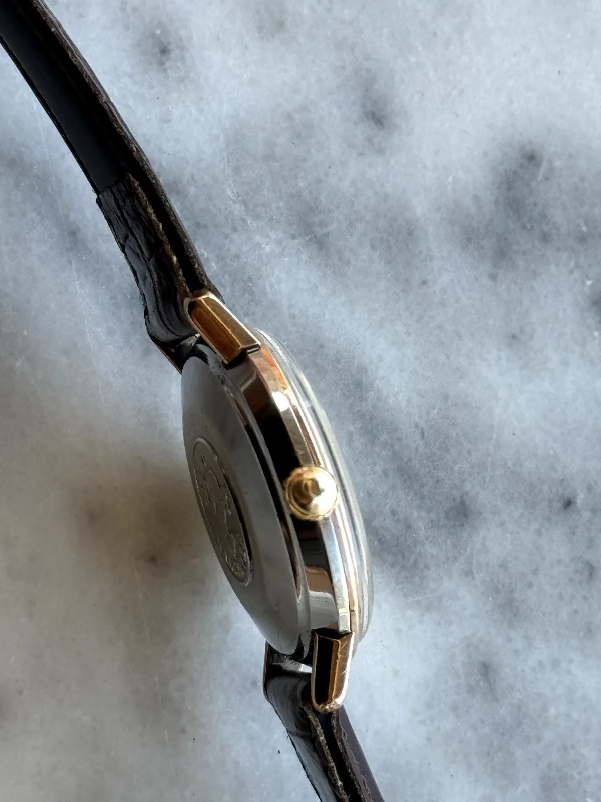 Omega Seamaster De Ville 14K Gold Bezel Watch – photo 10