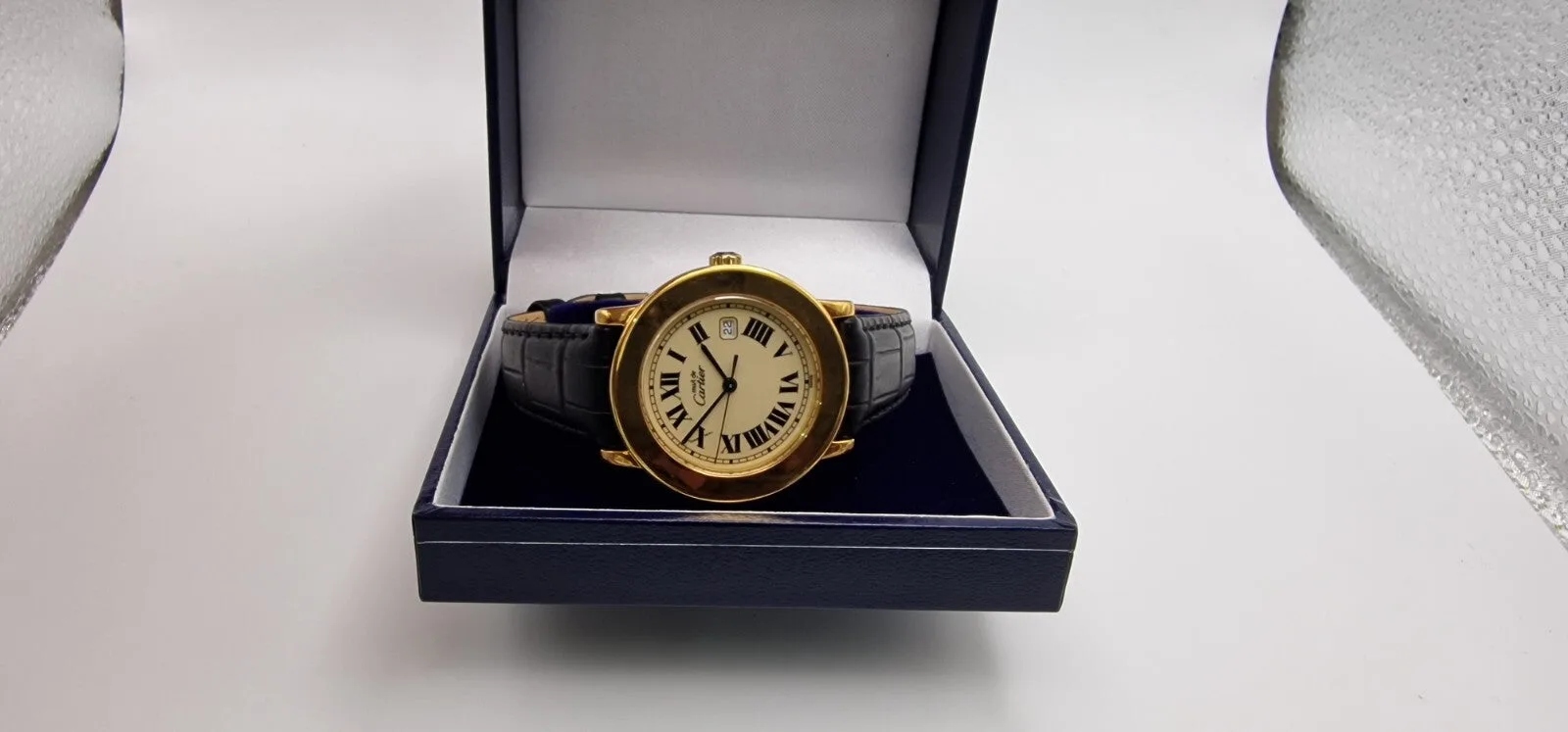 Must de Cartier Ronde Gents Watch, Mid Size