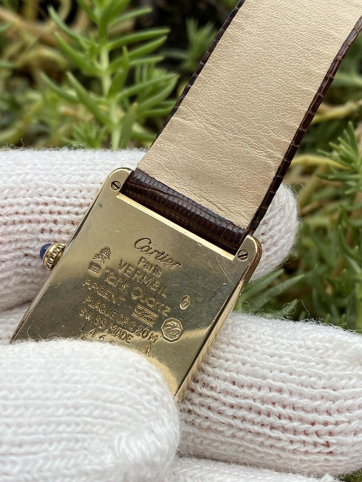 Cartier Tank Vermeil Tri-Colour Watch – photo 10