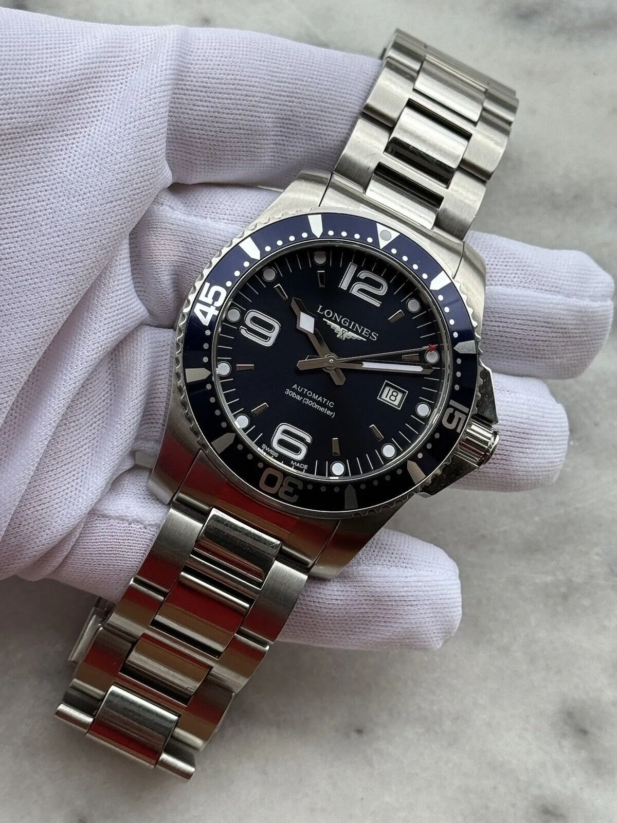 Longines HydroConquest Blue Dial Watch 44mm – photo 3