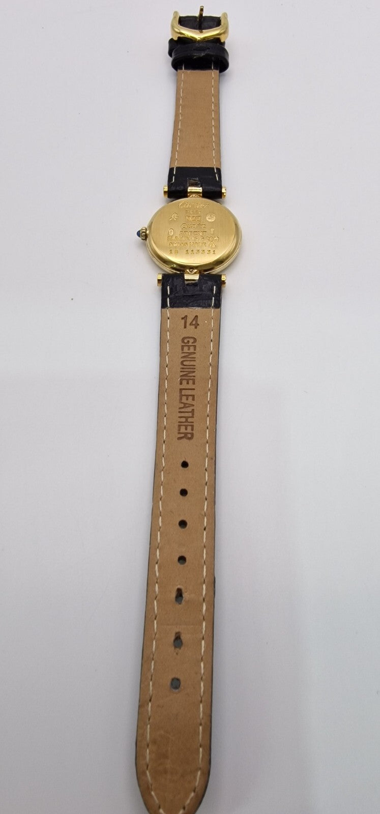Must de Cartier Vendome Ladies Watch, Black Dial – photo 13